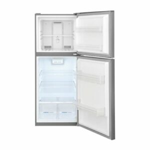 Frigidaire - 10.1 Cu. Ft. Top-Freezer Refrigerator - Brushed Steel