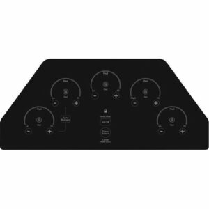 Café - 36" Electric Cooktop - Black