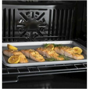 GE - 30" Built-In Double Electric Convection Wall Oven - Slate