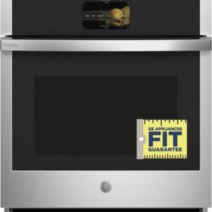 GE Profile - 27" Built-In Single Electric Convection Wall Oven - Stainless Steel