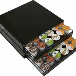 Mind Reader - 72 K-Cup Single Serve Coffee Pods Double Tray - Black