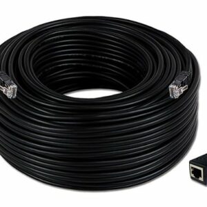 Night Owl - 100 ft. Cat-5e Ethernet Cable - Black