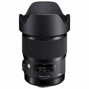 Sigma - 20mm f/1.4 DG HSM Wide-Angle Lens for Canon EF - Black