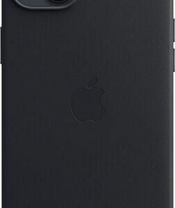 Apple - iPhone 14 Plus Leather Case with MagSafe - Midnight