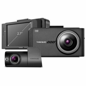 THINKWARE - X700 Front and Rear Camera Dash Cam - Black/Dark Gray