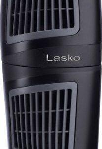 Lasko - 3- Speed Twist-Top Tower Fan - Black