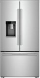 JennAir - RISE 23.8 Cu. Ft. French Door Counter-Depth Refrigerator - Stainless Steel