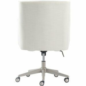 Finch - Belmont Modern Twill Home Office Chair - Gray/Ivory