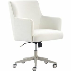 Finch - Belmont Modern Twill Home Office Chair - Gray/Ivory