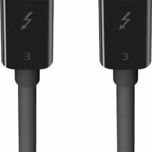 Belkin - 2.6' Thunderbolt Cable - Black