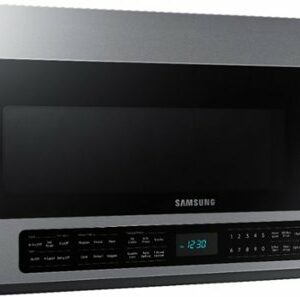 Samsung - 2.1 Cu. Ft. Over-the-Range Microwave with Sensor Cook - Stainless Steel