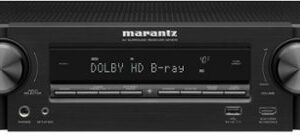 Marantz - NR1510 NR 5.2-Ch. Bluetooth Capable With HEOS 4K Ultra HD HDR Compatible A/V Home Theater Receiver - Black