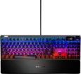 SteelSeries - Apex Pro Full Size Wired Mechanical OmniPoint Adjustable Actuation Switch Gaming Keyboard with RGB Backlighting - Black