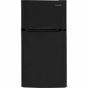 Thomson - 4.5 Cu. Ft. Mini Fridge - Black Stainless Steel