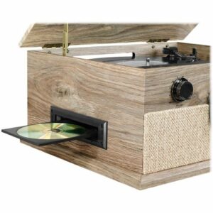 Victrola - Bluetooth Stereo Audio System - Farmhouse Oatmeal