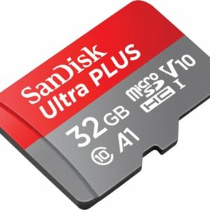 SanDisk - Ultra PLUS 32GB microSDHC UHS-I Memory Card