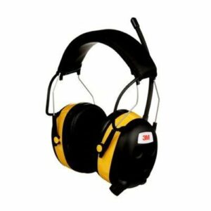 3M - WorkTunes AM/FM Hearing Protector - Black/Yellow