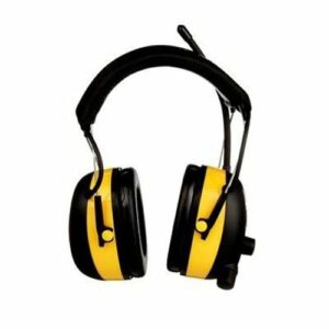 3M - WorkTunes AM/FM Hearing Protector - Black/Yellow