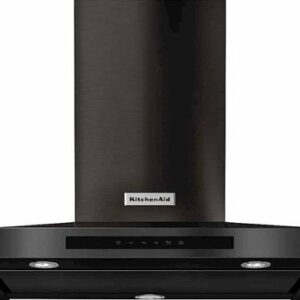 KitchenAid - 30" Externally Vented Range Hood - Black Stainless Steel