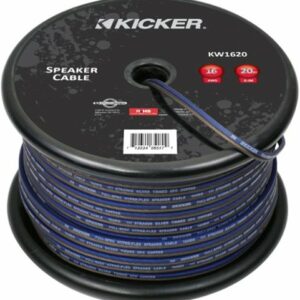 KICKER - K-Series 20' Speaker Cable - Frost Blue/Frost Clear