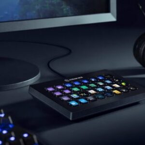 Elgato - Stream Deck XL Wired Keypad with Back Lighting - Black