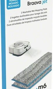 iRobot - Braava jet® m Series Washable Wet Mopping Pads (2-Pack) - Gray