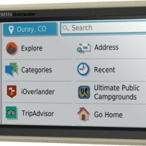 Garmin - Overlander GPS with Built-In Bluetooth - Gray