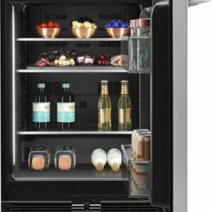 JennAir - 5 Cu. Ft. Built-In Mini Fridge - Stainless Steel