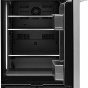 JennAir - NOIR 5.0 Cu. Ft. Built-In Mini Fridge - Stainless Steel