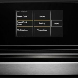 JennAir - RISE 30" Single Electric Convection Wall Oven with Built-In Microwave - Stainless Steel