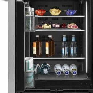 JennAir - NOIR 5 Cu. Ft. Built-In Mini Fridge - Stainless Steel