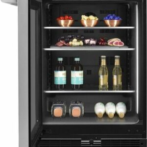 JennAir - RISE 5.2 Cu. Ft. Built-In Mini Fridge - Stainless Steel