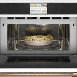 Café - 30" Built-In Single Electric Convection Wall Oven with 120V Advantium Technology, Customizable - Matte White