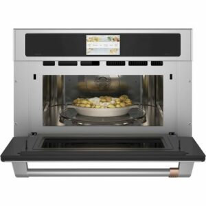 Café - 30" Built-In Single Electric Convection Wall Oven with 240V Advantium Technology, Customizable - Stainless Steel