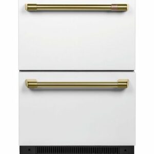 Café - 5.7 Cu. Ft. Built-In Dual-Drawer Refrigerator - Matte White