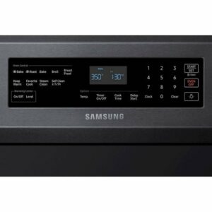 Samsung - 5.9 Cu. Ft. Self-Cleaning Freestanding Electric Convection Range