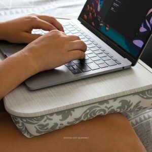 LapGear - Designer Lap Desk for 15.6" Laptop - Gray Damask