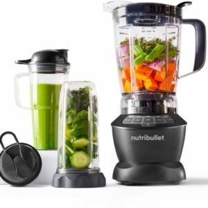 NutriBullet - Blender Full Size Combo 1200 Watt 640z NBF50500 - Gray