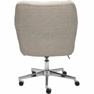 Serta - Ashland Fabric & Memory Foam Home Office Chair - Lure Light Gray