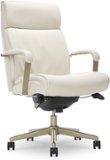 La-Z-Boy - Modern Melrose Executive Office Chair with Brass Finish - Ivory