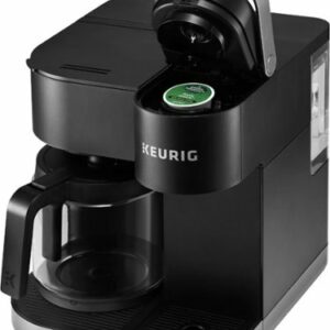 Keurig - K-Duo 12-Cup Coffee Maker and Single Serve K-Cup Brewer - Black