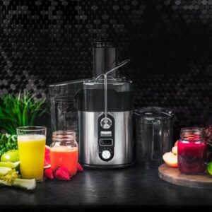 Bella Pro Series - Pro Series Centrifugal Juice Extractor - Black/Stainless Steel