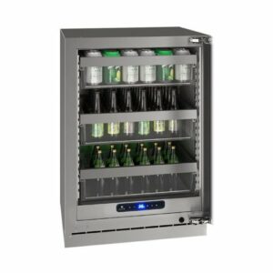 U-Line - 5 Class 148-Can Beverage Cooler - Stainless Steel