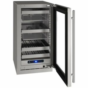 U-Line - 5 Class 10-Bottle Wine Refrigerator - Stainless Steel