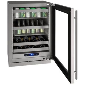 U-Line - 5 Class 14-Bottle Wine Refrigerator - Stainless Steel