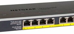 NETGEAR - 8-Port 10/100/1000 Gigabit Ethernet PoE/PoE+ Unmanaged Switch