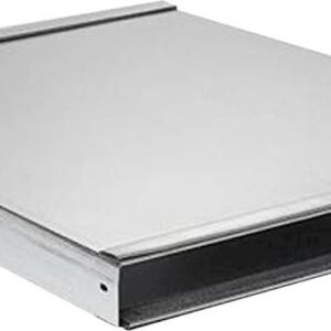 Zephyr - 2 in. x 19 in. Rectangular Duct 2 ft. Length for Lift Downdraft - Silver