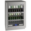 U-Line - 5 Class 92-Bottle Wine Refrigerator - Stainless Steel