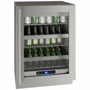 U-Line - 5 Class 92-Bottle Wine Refrigerator - Stainless Steel