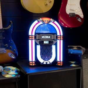 Victrola - Nostalgic Wood Countertop Jukebox - Silver